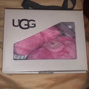 Pink UGG baby booties size 0/1